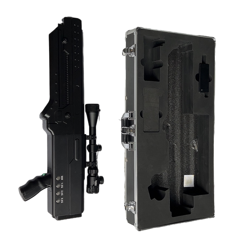  新市手持便携式枪型低空防御反制四通道A型